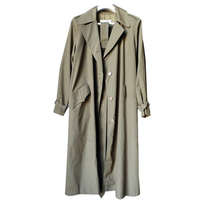 Pre-owned Dior Khaki Trench Coat
