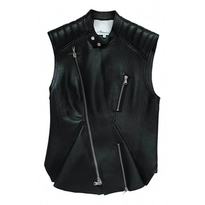 Pre-owned 3.1 Phillip Lim / フィリップ リム Leather Biker Jacket In Black