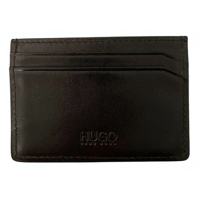 Pre-owned Hugo Boss Black Leather Small Bag, Wallet & Cases