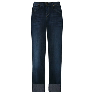 Pre-owned Citizens Of Humanity Straight Jeans In Blue