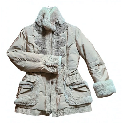 Pre-owned Ermanno Scervino Puffer In Brown