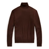 Ralph Lauren Cashmere Turtleneck Sweater In English Brown
