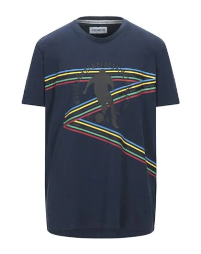 Bikkembergs T-shirts In Blue