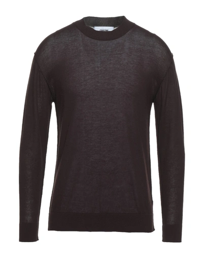 Mauro Grifoni Sweaters In Dark Brown