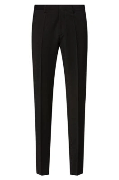Hugo Boss Extra-slim-fit Trousers In Super-flex Fabric In Black