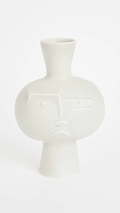 Jonathan Adler Metropolis Vase - Medium In Stone Glaze