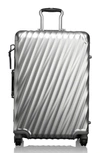 Tumi 19 Degree 26-inch Short Trip Wheeled Packing Case In Silver