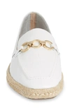 Schutz Women's Patty Espadrille Loafer Flats In White