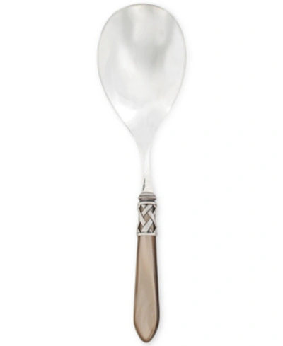 Vietri Aladdin Antique Serving Spoon In Beigekhaki