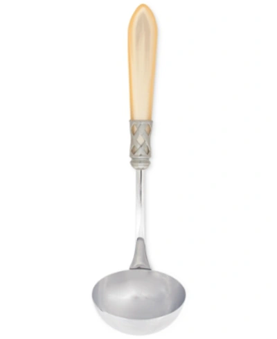 Vietri Aladdin Antique Soup Ladle In Ivory