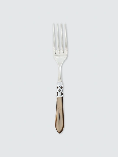 Vietri Aladdin Brilliant Serving Fork In Beigekhaki