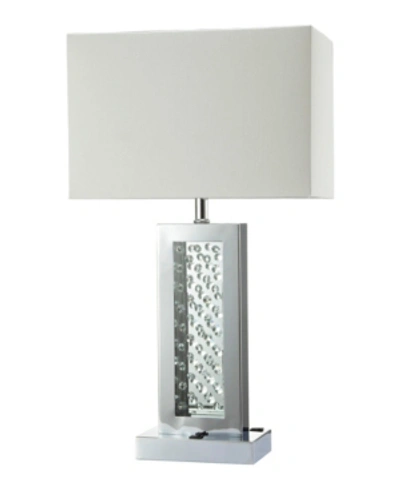 Furniture Of America Burrawang Table Lamp In Chrome