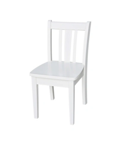 International Concepts San Remo Juvenile Chairs, Set Of 2 In White