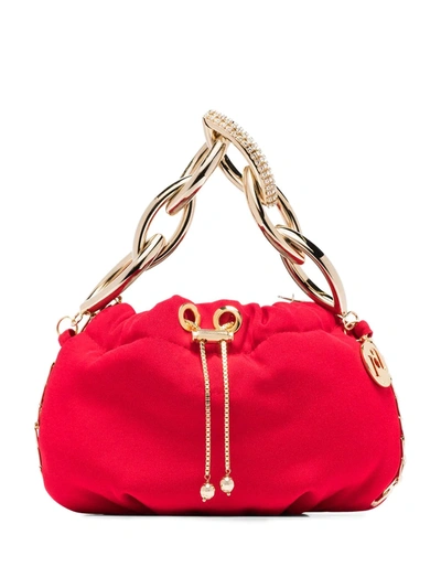 Rosantica Red Bubble Drawstring Mini Bag