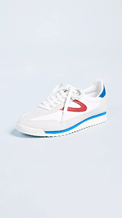 Tretorn Rawlins Iii Joggers In Off White/white/red/blue