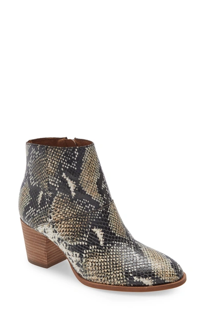 Madewell The Rosie Ankle Boot In Moonstone Multi