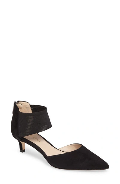 Pelle Moda Dezi Pump In Black Suede