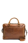 Frye Men's Logan Leather Work Bag In Cognac