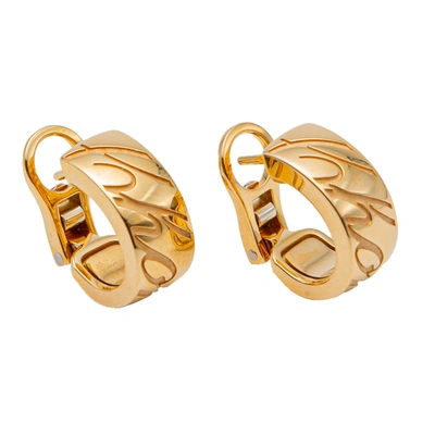 Pre-owned Chopard Issimo Yellow Gold Earrings