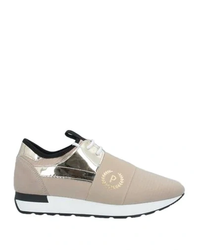 Pollini Sneakers In Beige