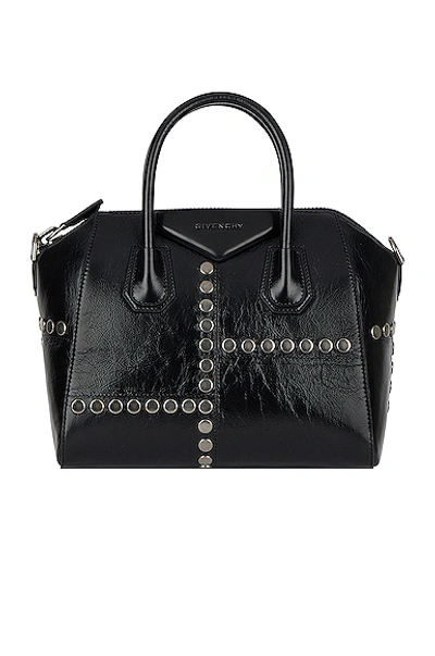 Givenchy Small Stud Antigona Bag In Black
