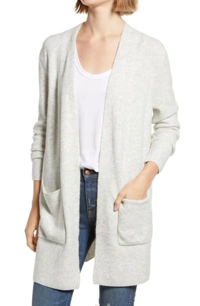Madewell Kent Cardigan Sweater In Heather Fog
