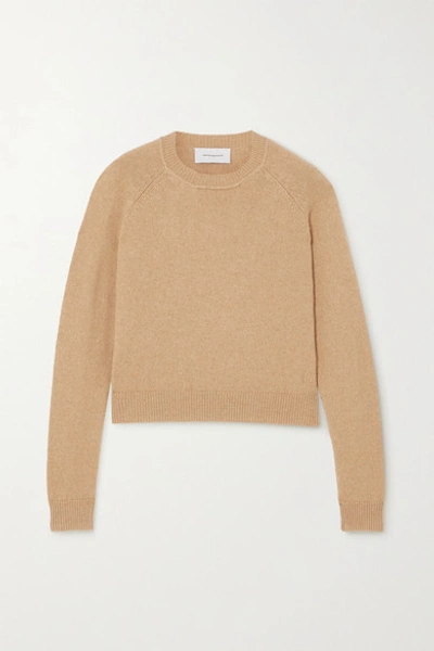 Alexandra Golovanoff Mila Cashmere Sweater In Gold