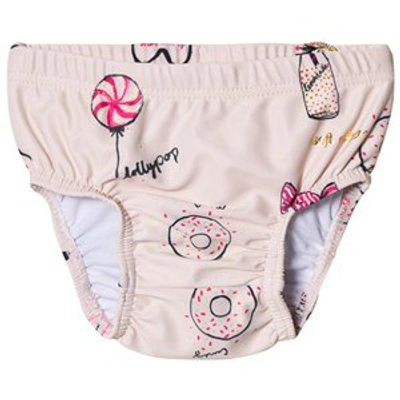 Soft Gallery Babies'  Rose Cloud Candy Mina Swim Diaper In Pink