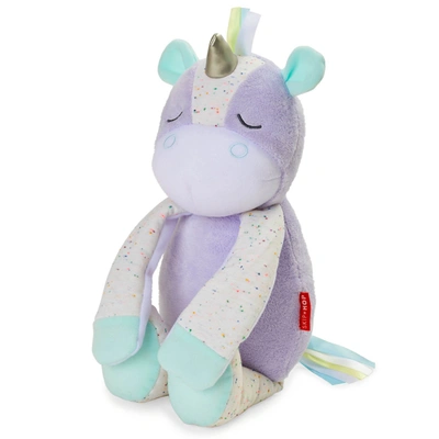 Skip Hop Cry-activated Unicorn Soother One Size In Grey