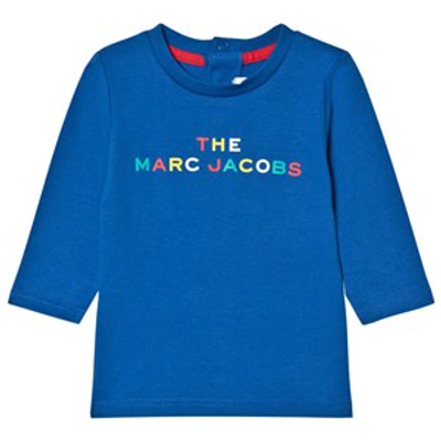 The Marc Jacobs Babies' Electric Blue  Logo T-shirt