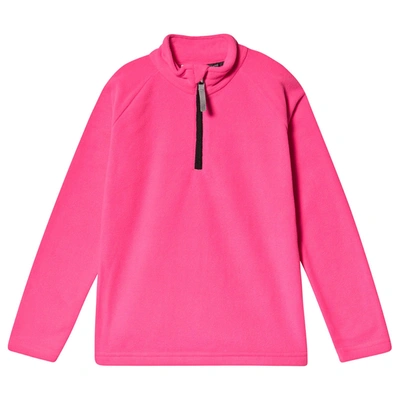 Spyder Kids' Speed Zip Fleece Top Bryte Bubblegum In Pink