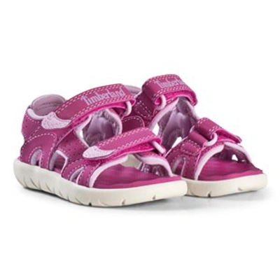 Timberland Kids Fuchsia Rose Perkins Row 2-strap Sandals