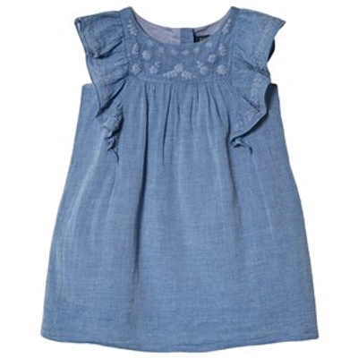 Ralph Lauren Babies'  Blue Chambray Dress