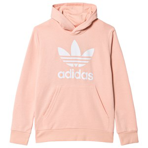 Adidas Originals Pink Trefoil Logo Hoodie | ModeSens