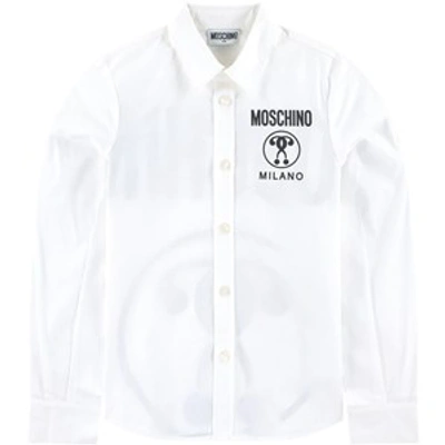 Moschino Kids' White  Milano Shirt