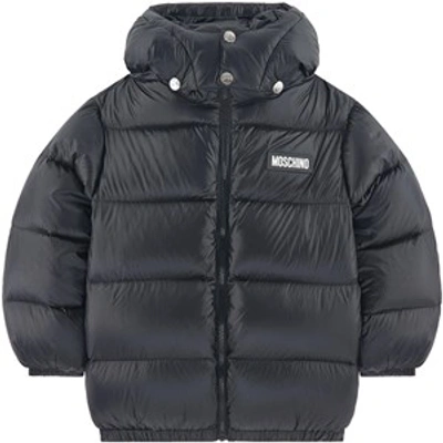 Moschino Babies'  Black Down Puffer Jacket