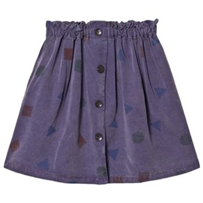 Bobo Choses Babies'  Grape Compote Excuses All Over Woven Skirt In Purple