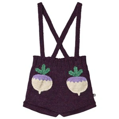 Oeuf Babies' Mauve Pocket Overalls In Purple
