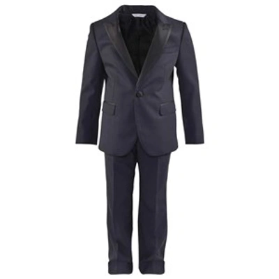Dolce & Gabbana Kids' Navy Tuxedo Suit