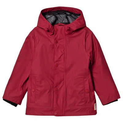 Hunter Original Lightweight Rubberized Jacket Military Red 7-8 Years