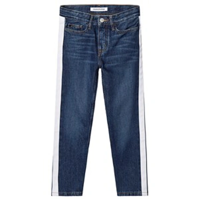 Calvin Klein Jeans Est.1978 Kids' Calvin Klein Jeans Blue Izon Side Stripe Boyfriend Jeans