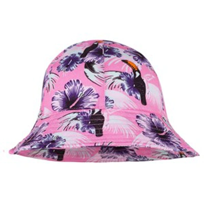 Vilebrequin Kids' Toucan Bucket Hat Pink
