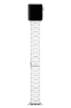 Michele Apple Watch Silicone Wrapped Interchangeable Bracelet, 38-42mm In White