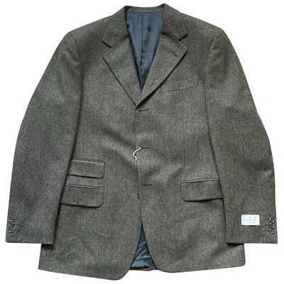Pre-owned Ermenegildo Zegna Wool Vest In Brown