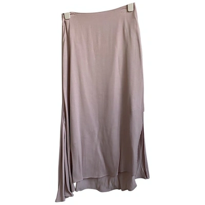 Pre-owned Viktoria & Woods Mid-length Skirt In Pink