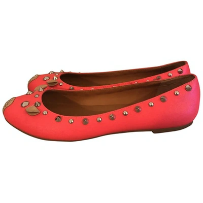 Pre-owned Marc By Marc Jacobs Pink Patent Leather Ballet Flats