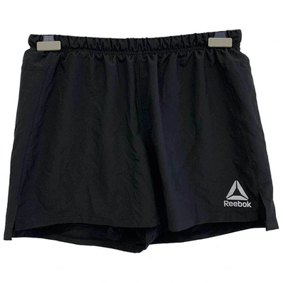 Pre-owned Reebok Black Polyester Shorts