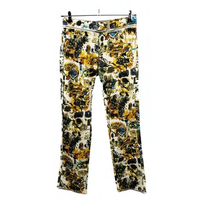 Pre-owned Jean Paul Gaultier Multicolour Cotton Trousers