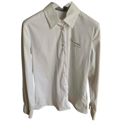 Pre-owned Blumarine Shirt In White