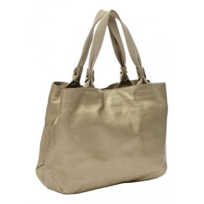Pre-owned Ferragamo Vara Gold Leather Handbag
